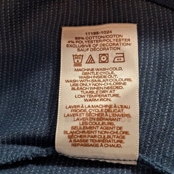 Scotch & Soda Long Sleeve Shirt Blue Amsterdam Logo - Picture 4 of 9